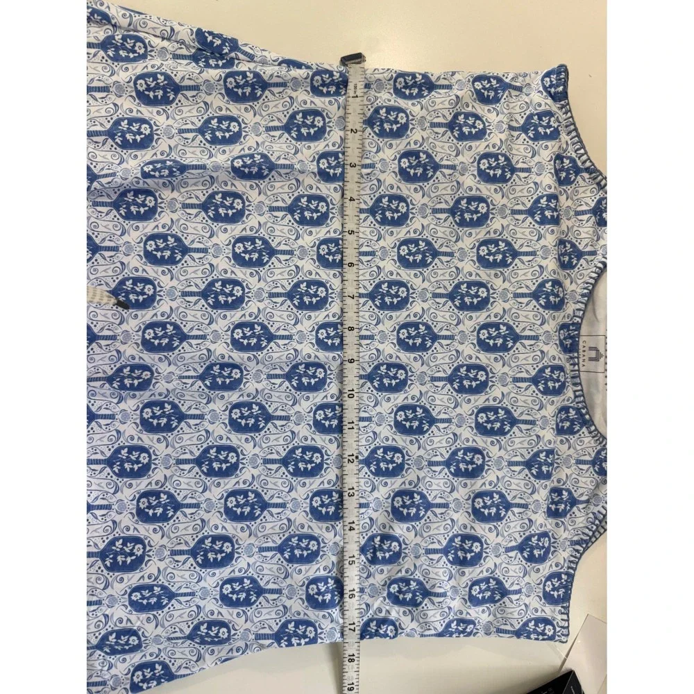 Cabana Life Royal Blue White Pickleball Dress UPF 50+ Court Sporty NWT L